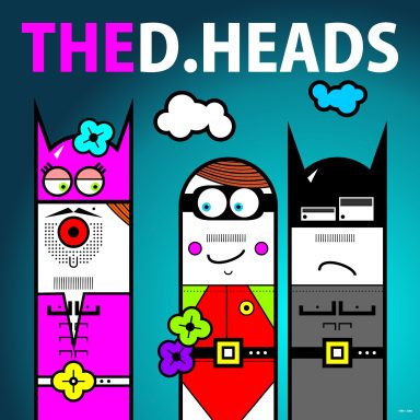 THE D.HEADS BATMAN ET ROBIN